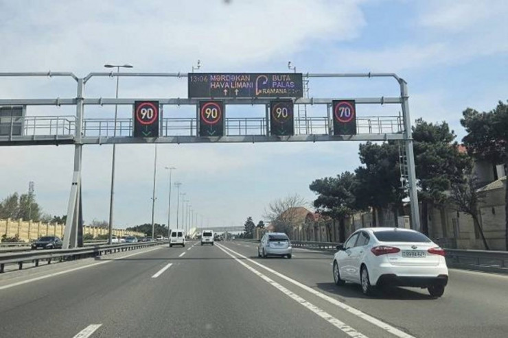 Zığ dairəsi-Hava Limanı yolunda sürət həddi aşağı salındı 