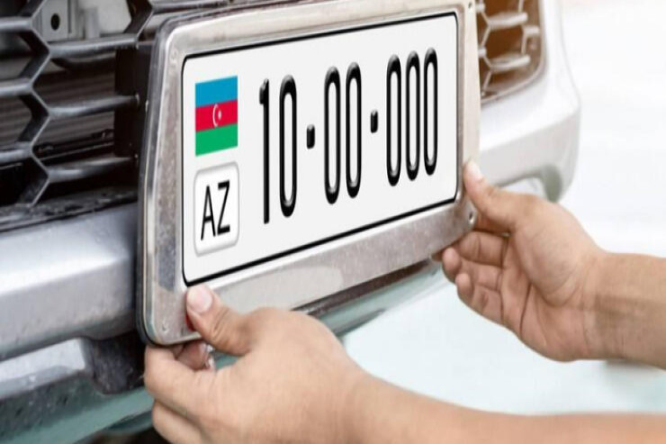 Oğurladığı nömrələri öz maşınına qoyub sürən saxlanıldı