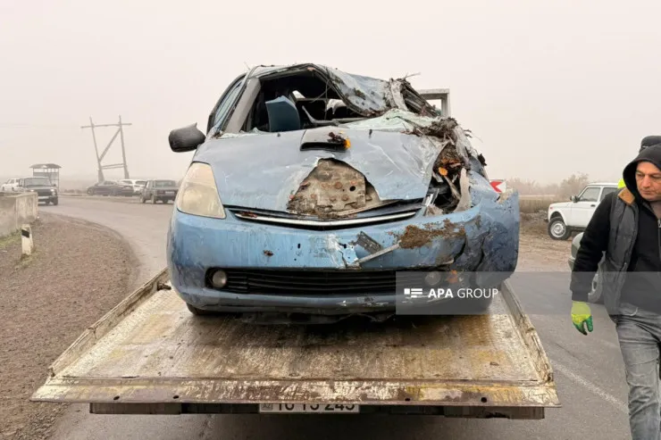 Zərdabda  baba və nəvə  qəzada öldü, 4 yaralı var