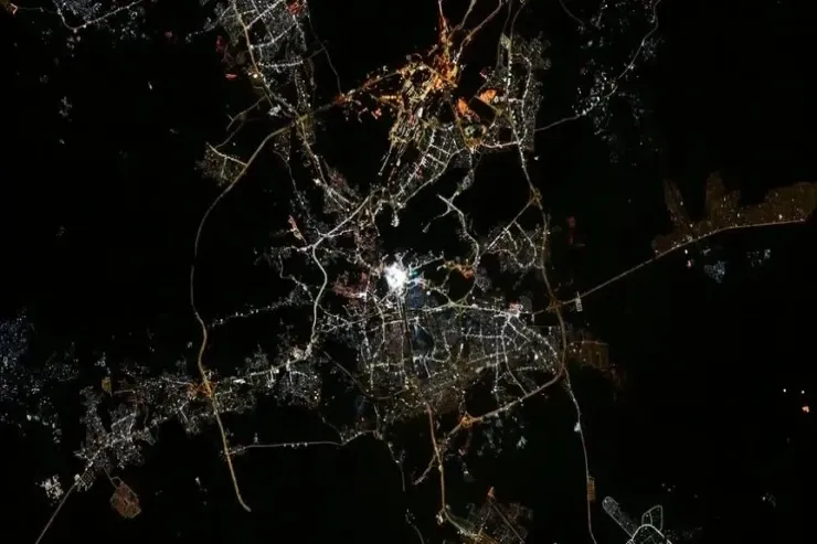 Məkkənin kosmosdan çəkilən   nadir fotosu