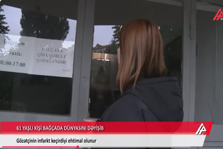 Bakıda meyit tapılan bağçadan GÖRÜNTÜLƏR 