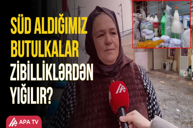 Süd aldığımız qablar zibilliklərdən yığılır? -VİDEO 