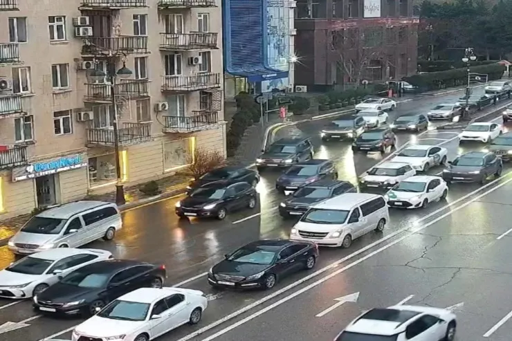 Bakıda bu yollarda sıxlıq var - SİYAHI 