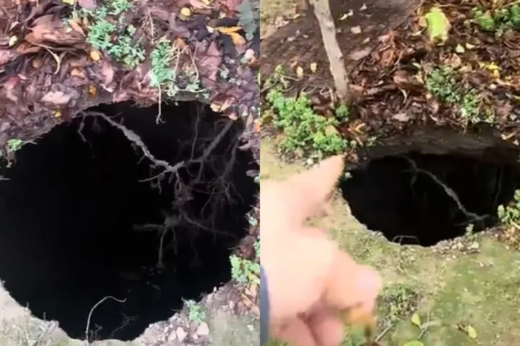 Kanalizasiyanın üstündə ev tikiblər, çuxur yaranıb - Uşaqların həyatı təhlükədə -VİDEO 