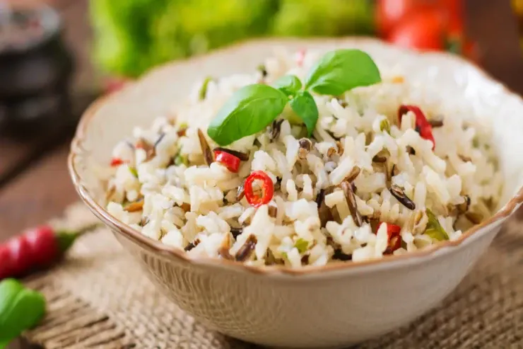 Ətsiz iki növ düyü ilə plov  -  Ən ləzzətli resept