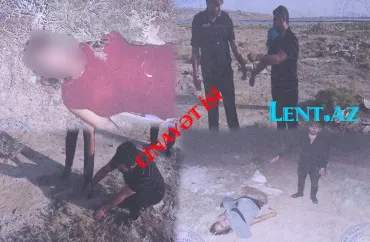 Arvadını gölün yanında...