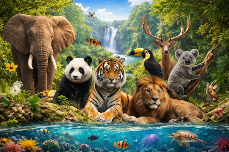 Dünyada neçə  heyvan növü   var?