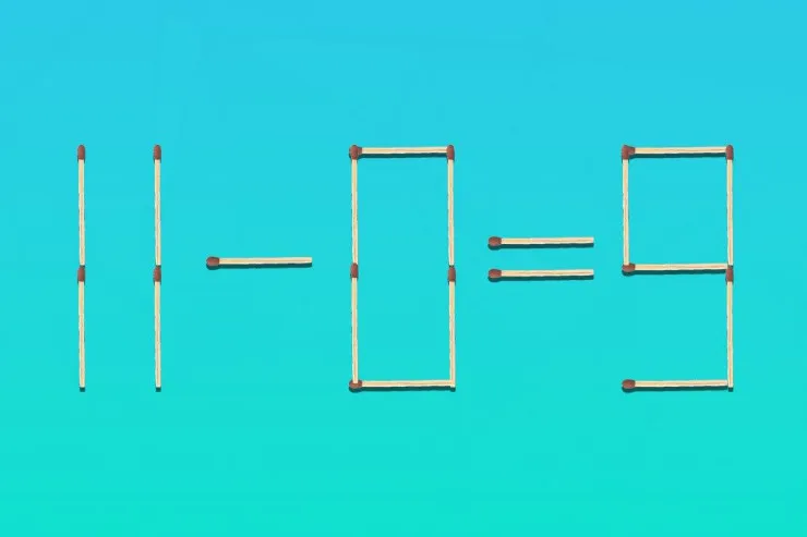 Çətin TAPMACA:   tənliyin həlli üçün yalnız  bir kibrit çöpünü   hərəkət etdirin