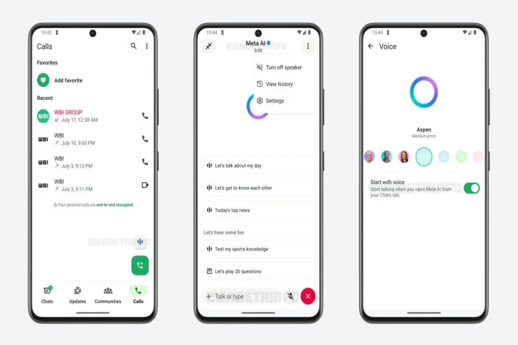 “WhatsApp”da yeni xüsusiyyət: Süni intellektlə səsli söhbət edəcəksiz 