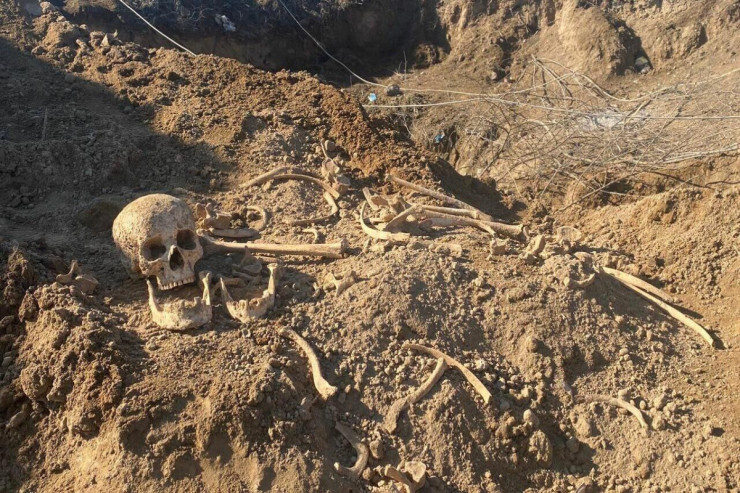 Ağdamda insan sümükləri  tapıldı
