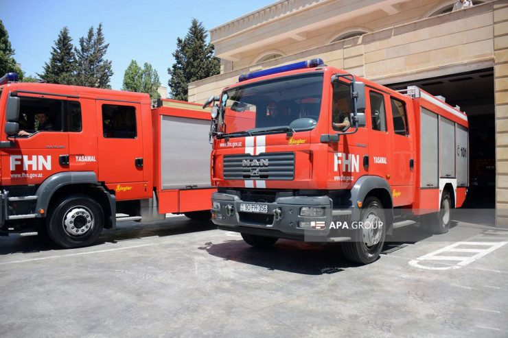 Bakıda yataqxanada yanğın oldu