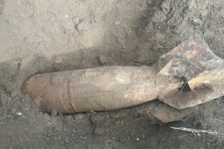 Meşədə İkinci Dünya müharibəsindən qalma 250 kiloluq bomba tapıldı 