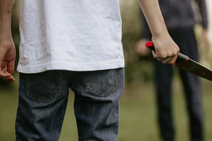 Sumqayıtda İNSİDENT:  bıçaqlanan var