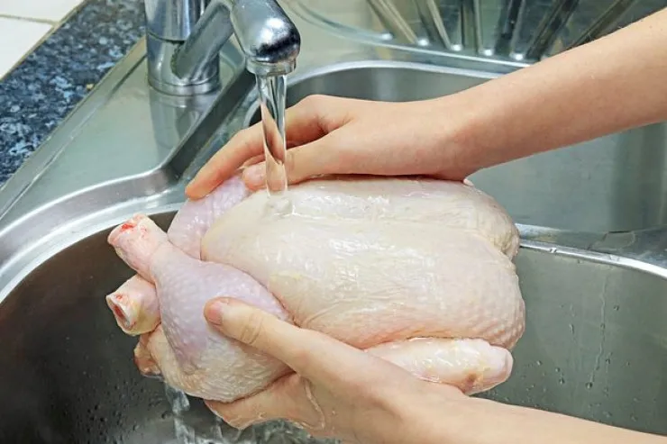 Çiy toyuğun yuyulması  ölümcül TƏHLÜKƏLİDİR 