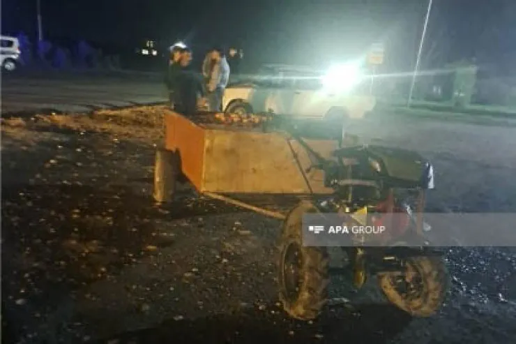 Qubada motoblokla avtomobilin toqquşması 1 nəfərin həyatına son qoydu