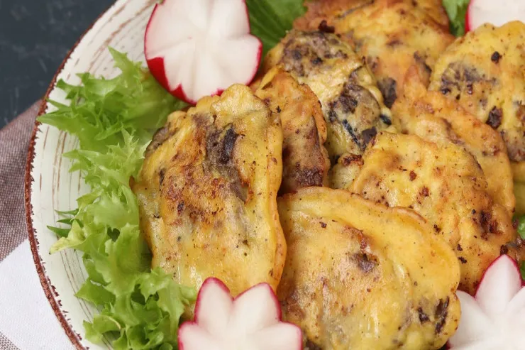 Soğan xəmirində toyuq qaraciyəri: RESEPT 