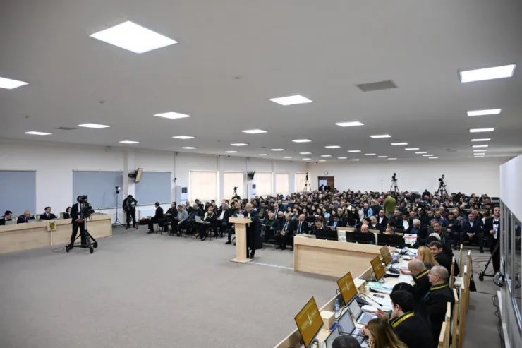 Ermənilərin məhkəməsində 6 təqsirləndirilənin vəkili müdafiə çıxışı etdi