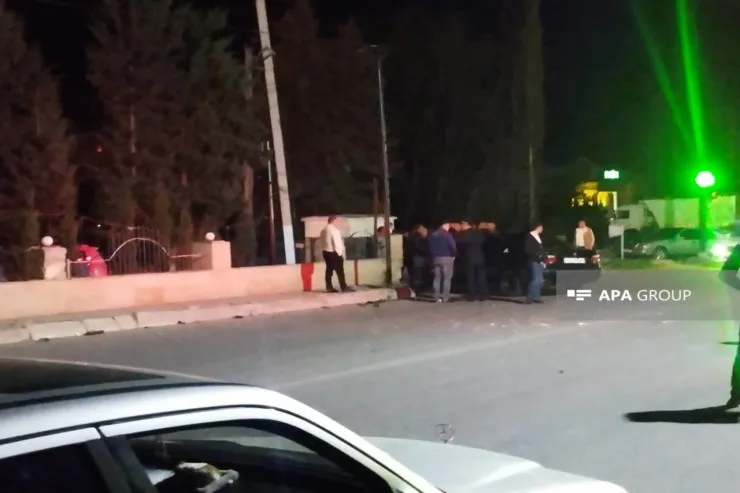 Ağdamda "KamAZ" qəzadan sonra restoranda aşdı -VİDEO