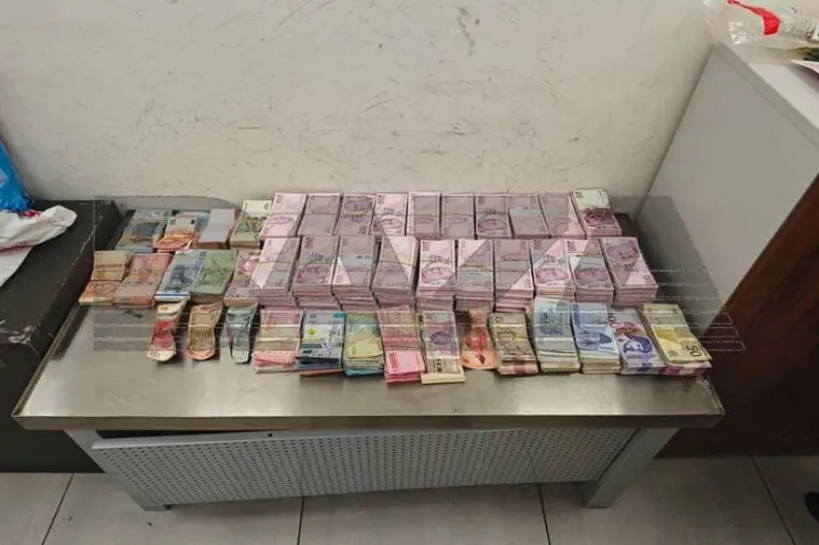 Külli miqdarda Azərbaycan manatı ilə  qaçmaq istəyirdi, aeroportda tutuldu - VİDEO