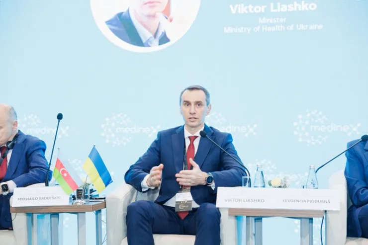 Ukraynanın səhiyyə naziri “Medinex 2025” sərgisini ziyarət edib