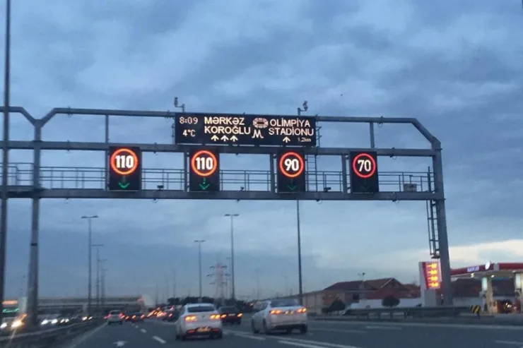 XƏBƏRDARLIQ:  Hava Limanı yolunda sürət həddi endirildi