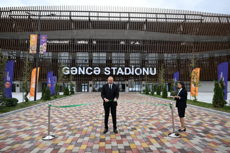 Prezident Gəncədə bir sıra açılışlar  etdi -YENİLƏNİB 