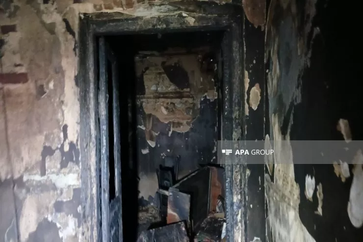 Gəncədə yaşayış binasında YANĞIN:  sakinlər təxliyyə edilib