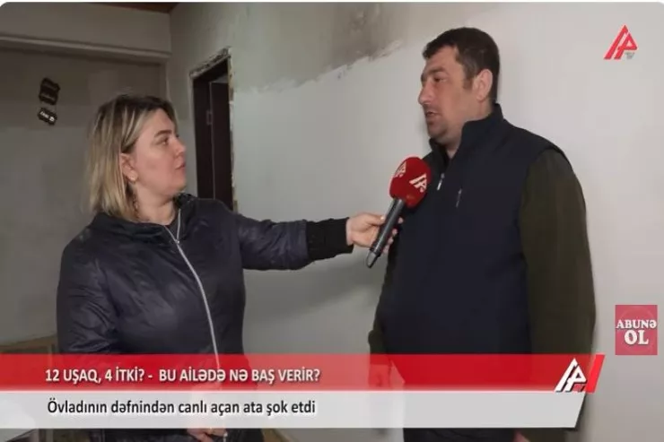 Övladının dəfnini canlı yayan atanın dərdi nədir?-VİDEO 