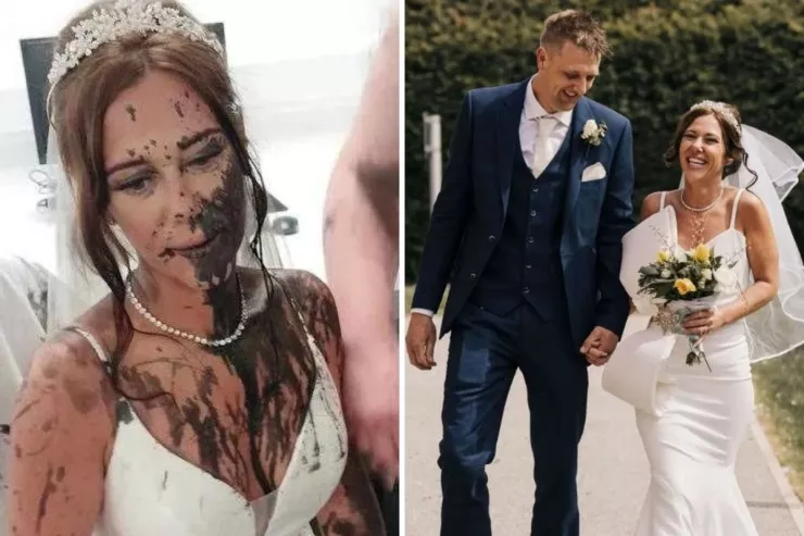 Baldızın toy günü  gəlindən intiqamı -  Boya tökdü   və...