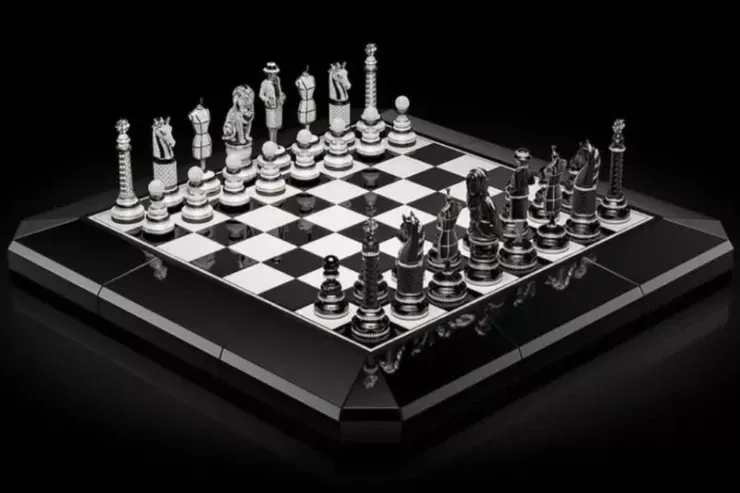 Brilyantlarla gediş:  4 milyon dollarlıq şahmat  