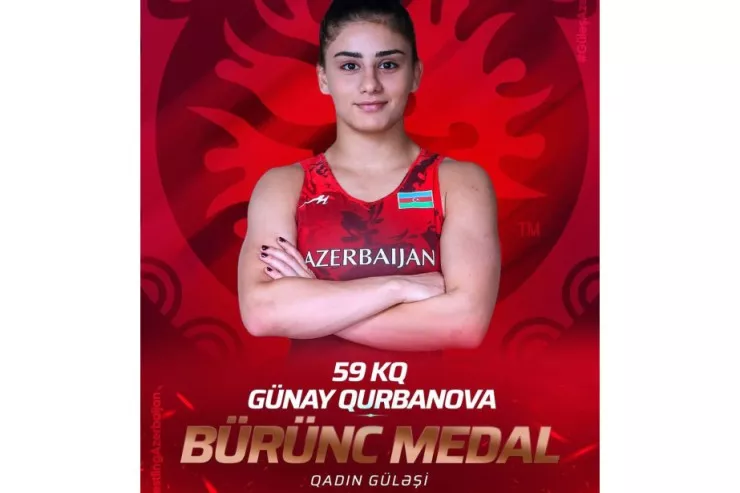 Qadın güləşçimiz Avropa üçüncüsü  oldu