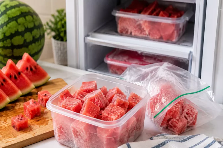 Qarpızı dondurmaq olar? - Düzgün üsul 