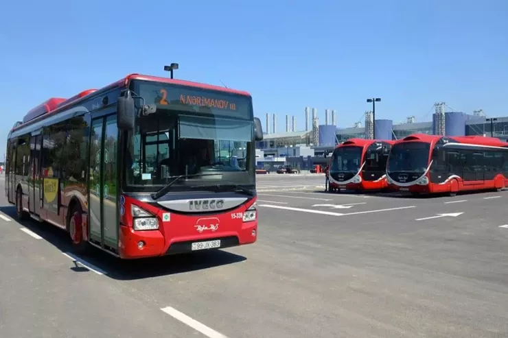 Bakıda 11 marşrutun  dayanacaqlarda saxlaması müvəqqəti dayandırılacaq