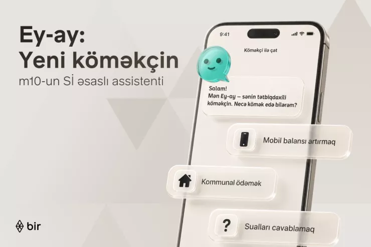 Bir Azərbaycanda ilk süni intellekt əsaslı elektron pulqabı asistentini təqdim edib