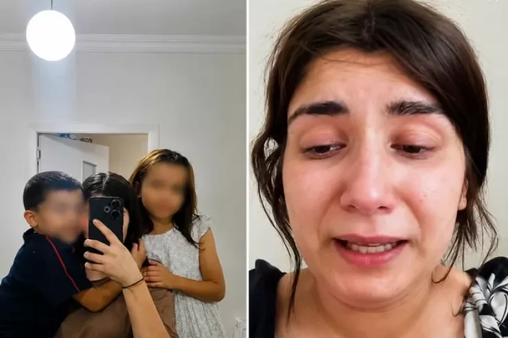 Uşaqları əlindən alınan ana övladlarına qovuşdu  
