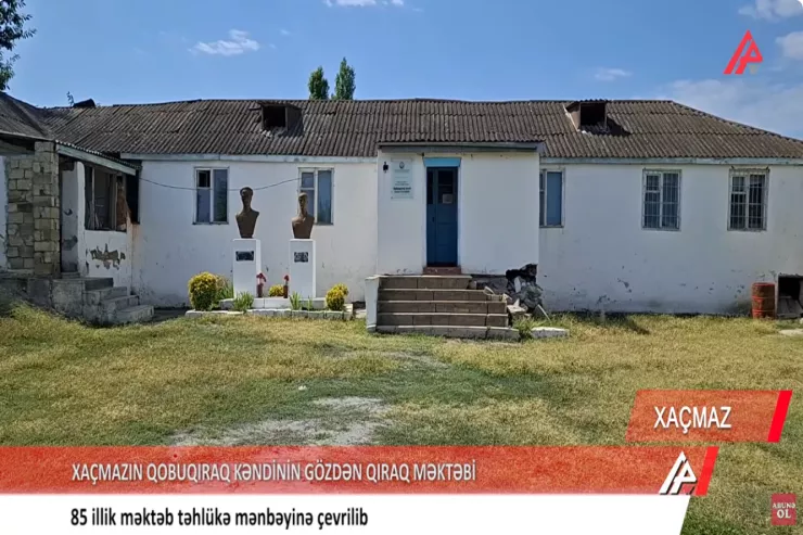 Xaçmazda 375 şagird 130 yerlik qəzalı məktəbə  gedəcək – VİDEO 