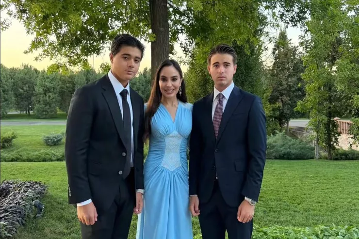 Leyla Əliyeva Əli və Mikayılla birgə  Daşkənddə - FOTO 
