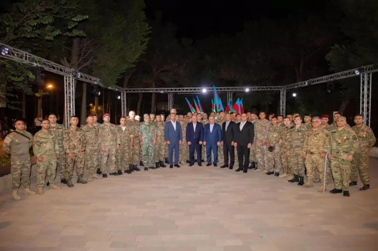 DTX-nin “Bilgəh” İstirahət mərkəzində Vətən müharibəsi iştirakçıları ilə GÖRÜŞ - FOTO 
