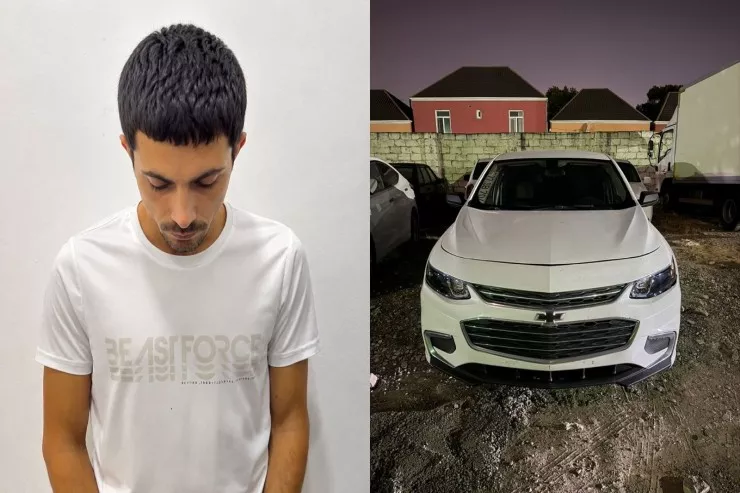 Narkotik çəkib maşını nömrəsiz sürürdü, həbs olundu 