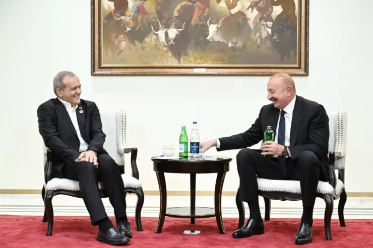 "Azərbaycan suyundan iç"  - İlham Əliyevlə Pezeşkian arasında MARAQLI DİALOQ 