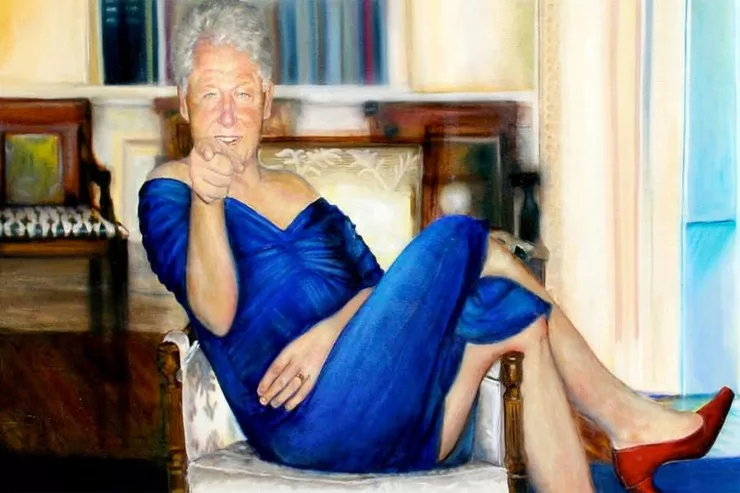 Epşteyn sənədləri:  Klinton dabanlı ayaqqabı ilə qadın paltarında  və... – yeni detallar 