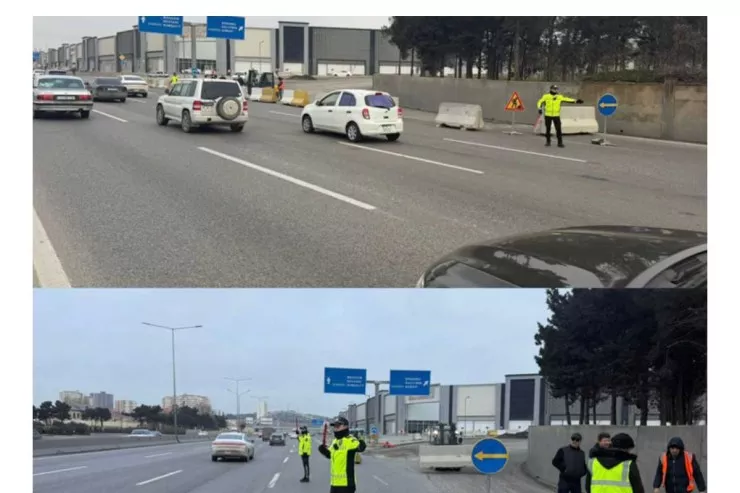 Bakı–Sumqayıt yolunda məhdudiyyət tətbiq edildi