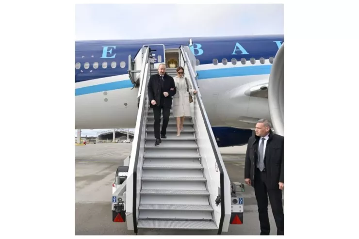 İlham Əliyev Almaniyaya gedib