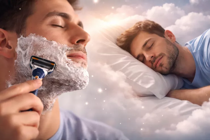 Yuxuda üz qırxmaq  nə deməkdir?