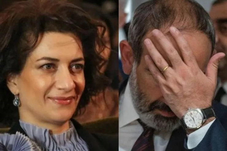 Anna Akopyanın Nikol Paşinyanla vətəndaş nikahı başa çatıb