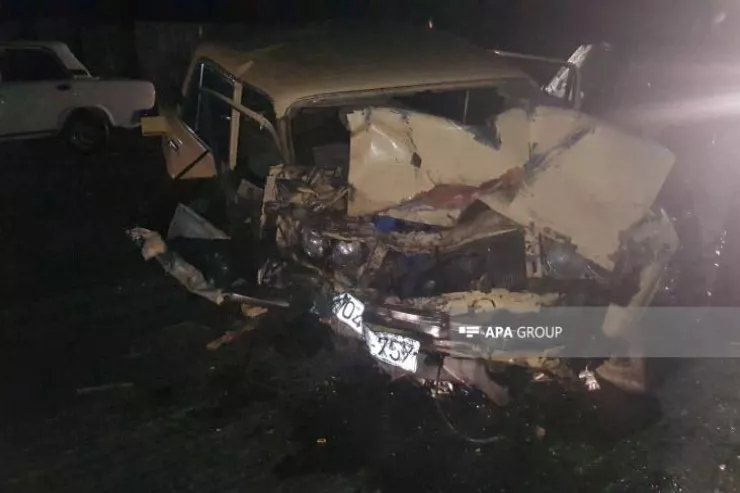 Göyçayda zəncirvari qəza, yaralananlar var 