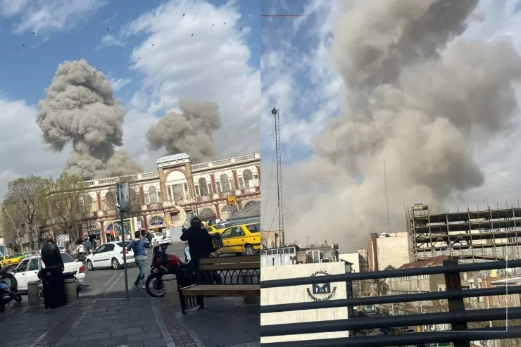 İsrail ordusu Tehranı bombaladı  - VİDEO 