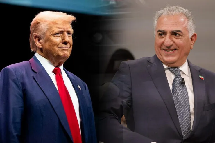 Tramp Rza Pəhləvi ilə  mümkün görüşdən danışdı