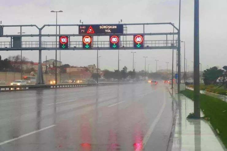 Zığ dairəsi-Hava limanı yolunda sürət həddi  endirildi