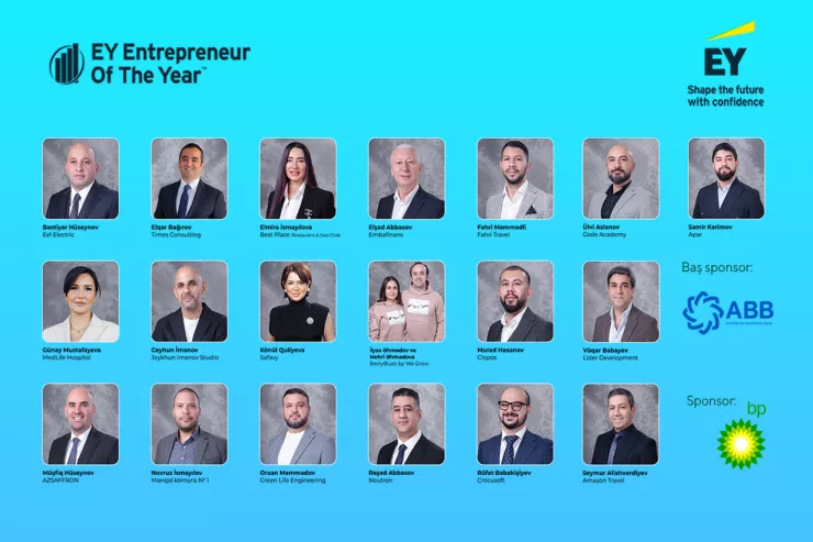 ABB-nin tərəfdaşlığı ilə keçirilən “EY İlin İş Adamı” müsabiqəsində yarışacaq sahibkarlar məlum oldu